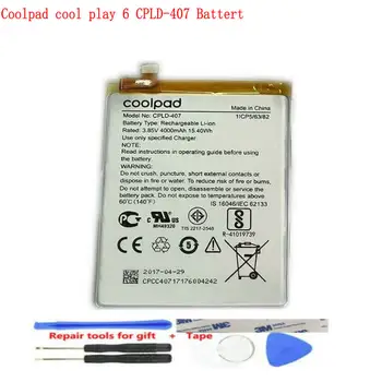 CPLD-407 Baterija Coolpad Kietas Žaisti 1 6 COR-I0 VCR-A0 Įkraunama Ličio Baterijos 4000mAh