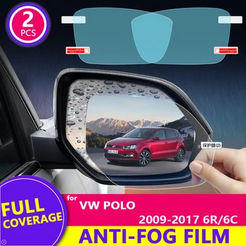 Pilnas draudimas Anti Rūko Rainproof Filmas Volkswagen VW POLO 6R 6C 2009 M.~2017 5 MK5 Automobilio galinio vaizdo Veidrodis Apsauginės Plėvelės Priedai