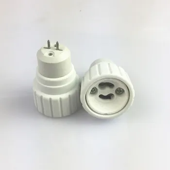 10vnt/daug Laisvo shippingLamp adapteris mr16 ruožtu gu10 gamyklos tiesioginės keramikos core PBT medžiaga