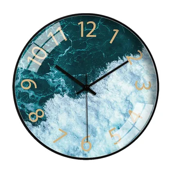 Laikrodis Kabo Laikrodis Kambarį Kūrybos Jūros Šiuolaikinio Meno Paprastas Laikrodis Silent Sieninis Laikrodis Miegamojo Kambarį Namuose Decora