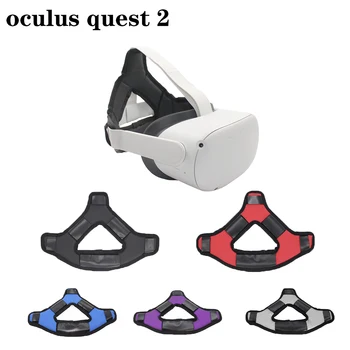 Sumažinti Spaudimą Minkštas Praktinių VR Ausinių Pagalvėlės PU Odos Sweatproof Pusiausvyrą Galvos Dirželis Trinkelėmis Svorio nustatymas Oculus Quest 2