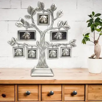 Šeimos Medis Nuotraukų Rėmelis Ekrano Laimės Medžio Rėmelis Nuotraukų Rėmelis Metalo, Medžio Formos Amatai 7 Kabo Nuotraukos Nuotraukų Rėmeliai