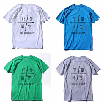 COOLMIND QI0267A medvilnės, trumpomis rankovėmis crewneck juokinga vyrų marškinėliai atsitiktinis palaidų vyrų marškinėlius, megztus print T-shirt marškinėliai