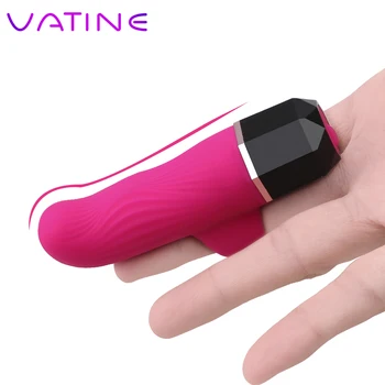 VATINE Silikono Lūpų Piršto Vibratorius 12 Dažnio Sekso Produkto G-spot Klitorio Vaginos Stimuliatorius Sekso Žaislai Moterims