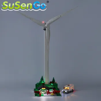 SuSenGo LED Šviesos rinkinys 10268 Kūrėjas Vestas Wind Turbine , (Modelis Ne Komplekte)
