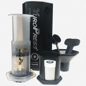 Nešiojamų prancūzijos spauda kavos virimo aparatas espreso kavos aparatas šalto užvirinti filtras daugkartinio naudojimo dripper yuropress Priedai Taikomi Aeropress
