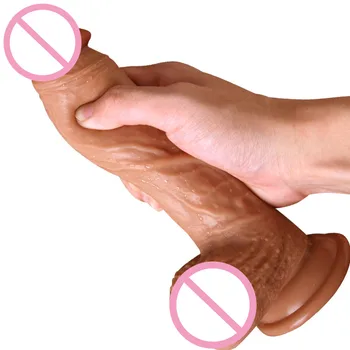 Realus Didžiulis Dildo siurbtukas Dildo G Spot Klitorio Stimuliavimo Vibratorius Penio Moterų Masturbator Sekso Žaislas Moterims Q161