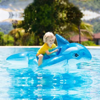 Pripučiami Vonia Vandens Gyvūnų Plaukimo Vamzdis Mėlynasis Banginis Suaugusiųjų Vaikų Baseinas Pjedestalo Žiedas Pripučiami Atrakcionai Žaislas