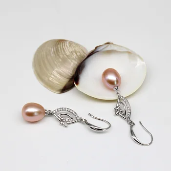 Aukštos Kokybės Natūralių Gėlavandenių Perlų Auskarai Moterims, Elegantiška Prabanga Tabaluoti Mados Jelwelry Pendientes Dovanų Didmeninės