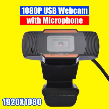 Kamera 1080p 60fps Web Kamera, Pc Kompiuteris 360 USB Camara Padengti 4k 2k Kamerka Internetowa Staliniai kompiuteriai automatinio Fokusavimo Kamera Microphon