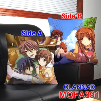 43x43CM dekoratyvinės pagalvėlės, Clannad anime ir animacinių filmų pagalvė pagalvėlės CLANNAD Minkštas dvipusis Spaudinių pagalvę kalėdų dekoro Namuose dovana