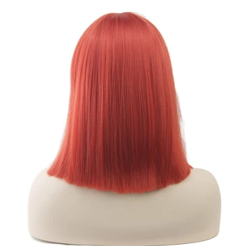 Soowee 8 Spalvų Tiesiai Trumpas Sintetinių Plaukų Perukai Juoda Pilka Raudona Šalies Hairpieces Šilumos Varža Pluošto Cosplay Perukas Moterims