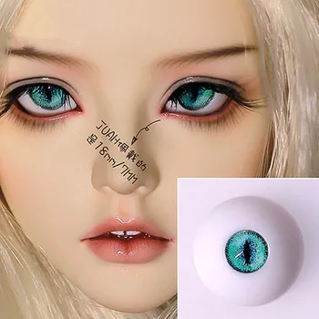 BJD doll modeliavimas akies obuolio dydis mados slėgis akies obuolio 10mm12mm14mm16mm18mm mažas iris gyvūnų mokinių mėnesiena turkis ir t.t