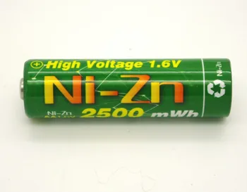 4 Vnt./daug 1,5 V 1.6 v Ni-Zn aa 2500mWh įkraunama baterija