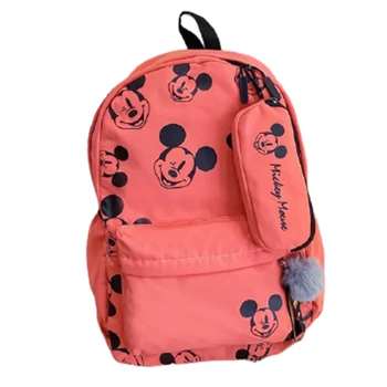 Disney Mickey Mouse cartoon mokyklos maišą studentų Kelionės laisvalaikio kuprinė cute girl visas rungtynes, miesteliu mados Karikatūros, lauko krepšys