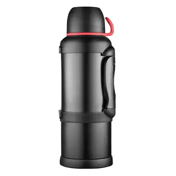 Vakuumo Izoliuoti Platus Burnos Buteliukas - BPA-Free 18/8 Nerūdijančio Plieno Termosas Super Didelis– Saugo Skysto Karšto arba Šalto 48 Valandas