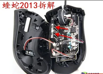 10vnt/daug originalių KAILH teisę pratęsti pelės mikro jungiklio mygtuką, dažniausiai naudojamas šoninis mygtukas iš deathadder 2013 / Mamba