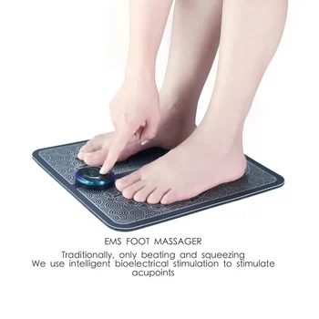 Karšto Naujas EMS Kojos Performavimas USB Foot Massager Belaidžio Nuotolinio Valdymo Masažo Pagalvėlė Namų Masažo Pagalvėlė Pėdos Įrankiai