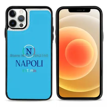 Napoli Italia 2 Odinės Piniginės, Telefono Dėklas Skirtas Iphone 12 11 Pro Max Mini Xs Xr 7 8 Plius Kortelės Turėtojui Napoli Neapolio Ssc Napoli