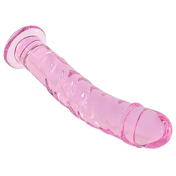 Naujas Rožinės Spalvos Stiklo Dildo Grožio Suaugusiųjų Sekso Žaislai Moteris Analinis Kaištis Stiklo Varpos Vibratorių Moterų Masturbator G Spot Stimulato