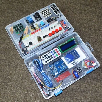 NAUJAUSIAS RDA Starter Kit for Arduino UNO R3 Patobulinta versija Mokymosi Suite Mažmeninės Langelyje