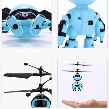 Robotas Pakabos Indukcijos Orlaivių Vaikų Pakabos Žaislas Apšvietimo Žaislas Sraigtasparnis, Plaukiojantiems Žaislo Įkrovimo Drone
