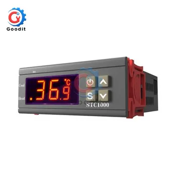 LED Skaitmeninis Temperatūros Reguliatorius Reguliatorius STC-1000 DC 12V-72V 24V 220V Thermoregulator termostatas Inkubatorius W/ Šildytuvas, Aušintuvas