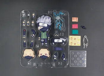 Japonų Anime Naruto Shippuden 724 Kakashi Hatake Kilnojamojo PVC Veiksmų Skaičius, Modelis Žaislai Kolekcionuojamos Lėlės Dovana 10cm Brinquedos