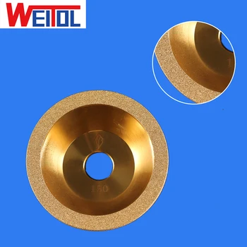 WeiTol 1pcs Golden diamond dubenėlį tipas lydinio šlifavimo ratas Didelis stiprumas dilimui šlifavimo ratas, rankinis, automatinė naudoti