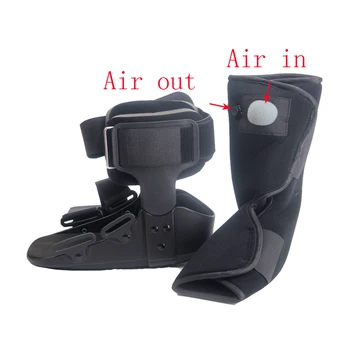 Aircast walker petnešomis vaikščiojimo batai trumpas, oro pagalvės Achilo sausgyslės plyšimas pooperacinės reabilitacijos kulkšnies lūžis fix batai
