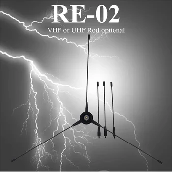 Nagojos RE-02 Mobilusis Žemės antena UHF-F Radijo Stotis Radikalių 10-1300MHz už Automobilio Radijo Judriojo Radijo ryšio