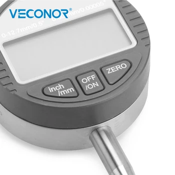 0.001 mm Skaitmeninis indikatorius Elektroninis Staliuko Skaitmeninis Micrometro Metrinių/colių 0~12,7 mm/0.5