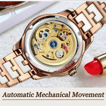 Prabanga Moterų Laikrodžiai часы женские Vandeniui apyrankę relogio feminino reloj mujer Ponios Moterų automatinis laikrodis 시계