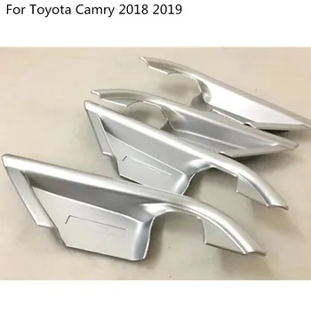 Toyota Naujas Camry XV70 2017 2018 2019 2020 Automobilių Stilius ABS Matinis/anglies Pluošto Dangtelis Stick Apdaila Durų Vidinė Rankena Dubenį Rėmelį