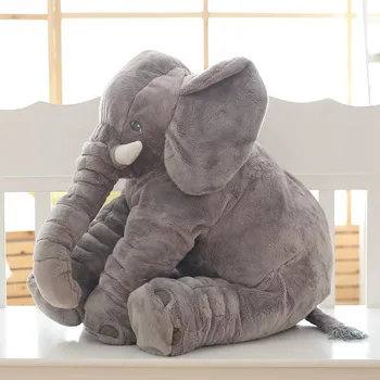40 cm/60 cm elefant Spielzeug Kinder Schlafen Kissen Nette Gefullte kissen Kūdikių Begleiten puppe Weihnachten Geschenk