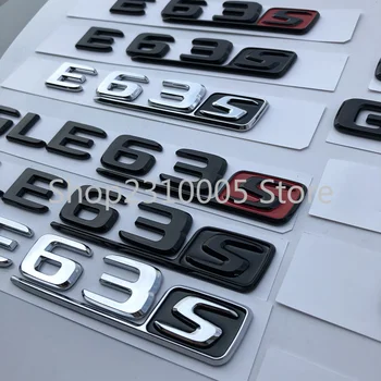 2017+ Butas ABS Raidžių Skaičius Trunk Logotipas Ženklelis Lipdukas Mercedes Benz C63 AMG C63s E63s S63 S CLS63s GLE63s GLS63s 4MATIC