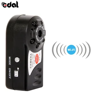 EDAL Wifi Mini Q7 Kamera 480P DV DVR Belaidžio Cam Nauja Mini Vaizdo Kamera, Diktofonas, Infraraudonųjų spindulių Naktinio Matymo
