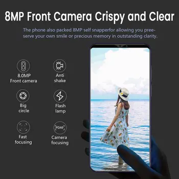 Reno4 Pro Išmaniojo telefono 5.8 Colių Smartfon 512M+4G 3D Padengtą Stiklo Atgal Padengti Aukštos raiškos Galinio vaizdo Kamera