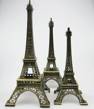 Cinko Lydinys Paryžiuje, Eifelio Bokšto Modelis Metalų Dengimo Bokštas Garsaus Pastato Amatų Modelio Apdailos Vaikų, Suaugusiųjų Švietimo Žaislai