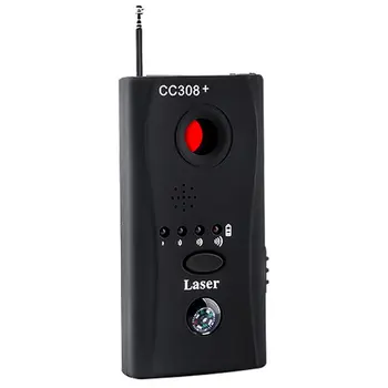 Multi-Funkcija Belaidės Kameros Lęšis Signalų Detektorius CC308+ Radijo Bangų Signalą Nustatyti vaizdo Kameros Full-range) WiFi RF, GSM Prietaisas