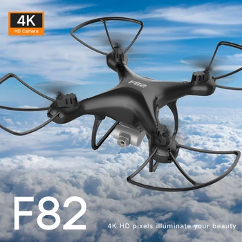 EBOYU F82 WiFi FPV RC Drone 4K/ 720P Wide Angle Dual Kameros Optinio Srauto Aukščio Laikyti RC Quadcopter Tranų -18min Skrydžio Metu