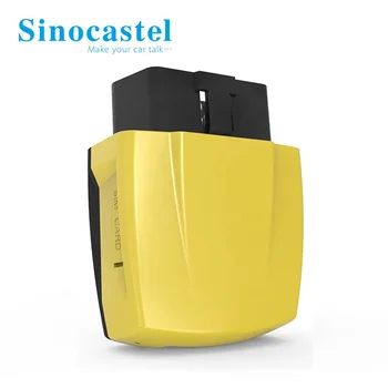 Sinocastel 4G OBD II SIM gsm pastatytas mikrofonas aukštos jautri antena transporto priemonės, gps tracker, gps, gsm automobilį