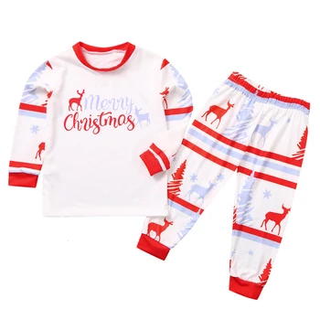 LILIGIRL Šeimos Atitikimo Kalėdų Pižama Drabužių Nustatyti 2019 Mamytė ir Man Sleepwear naktiniai drabužiai Motina Dukra Drabužių Komplektus