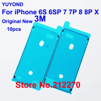 YUYOND Originalus Naujas 3M atsparus Vandeniui klijuojamas Lipdukas iPhone 8 8 Plus X 7 Plus 7 6S Plius 6S 6 Plius 6 LCD Ekrano Rėmelis Klijų