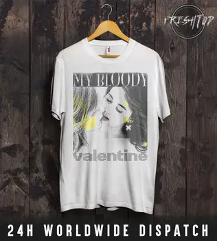 My Bloody Valentine Marškinėliai Valentino Dieną Bilinda Mėsininkas Lesbietės Bučiavosi LGBT Cool Atsitiktinis pasididžiavimas marškinėliai vyrams Unisex Mados