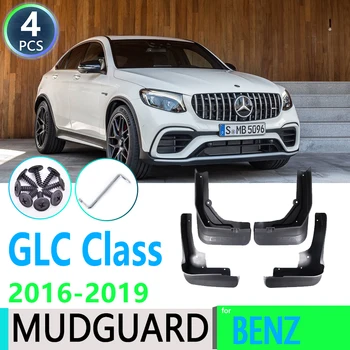 Mercedes Benz GLC-Klasės GLC X253 2016 2017 2018 2019 Automobilio Sparnas Mudguard Purvo Atvartais Guard Splash Atvartu, Automobilių Reikmenys