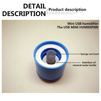 Atomizing Drėkintuvas USB Vandens Butelių kamšteliai Drėkintuvas Mini Nešiojamieji Automobilių Aromato Difuzorius Garo eterinis aliejus Rūkas Maker Fogger