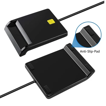 USB Visuomenei Susipažinti Adapteris CAC Smart Card Reader DOD Karinės ID SD/TF Kortelė/SIM IC Banko elektroninė Kortelė už 