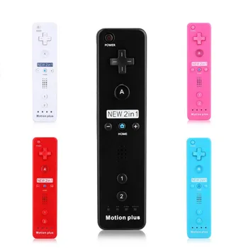 Built-in Motion Plus Belaidžiai Nuotolinio Gamepad Valdytojas Nintend Wii Nunchuck Už Nintend Wii Remote Controle Kreiptuką Joypad