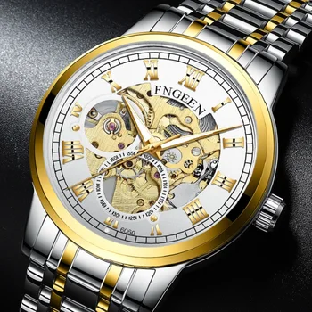 Mados Vyrų Mechaninis laikrodis atsparus Vandeniui Šviesos Automatinis Sporto Laikrodžiai Prekės Tendencija Mens 2020 Laikrodis, Mechanika Vyrams